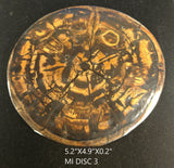 RAFFIR FOSSIL DISC-Mammoth Tusk