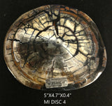 RAFFIR FOSSIL DISC-Mammoth Tusk